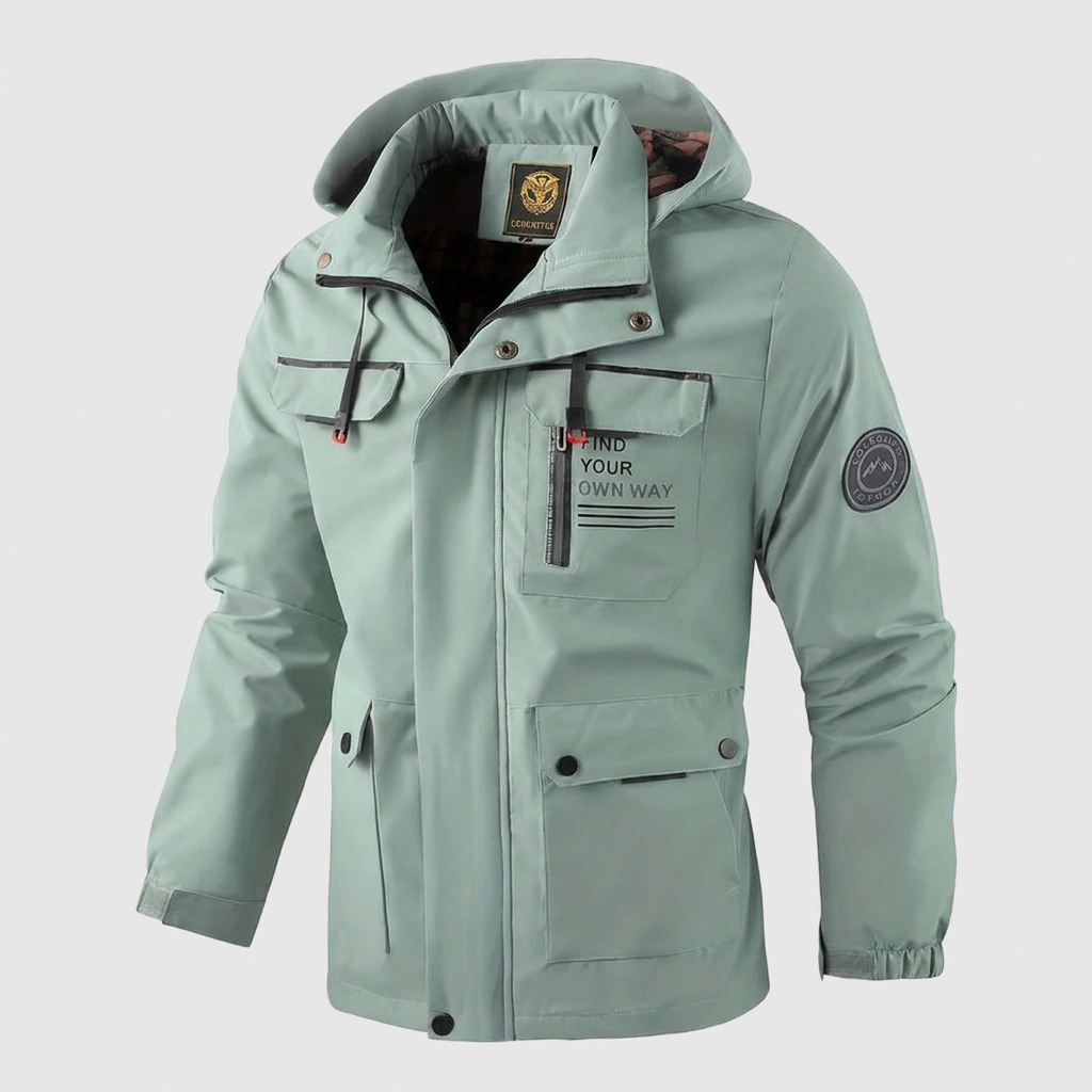 Waterproof Winter Jacket Insulated Adjustable Hood
