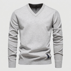 V Neck Sweater Slim Fit Knit