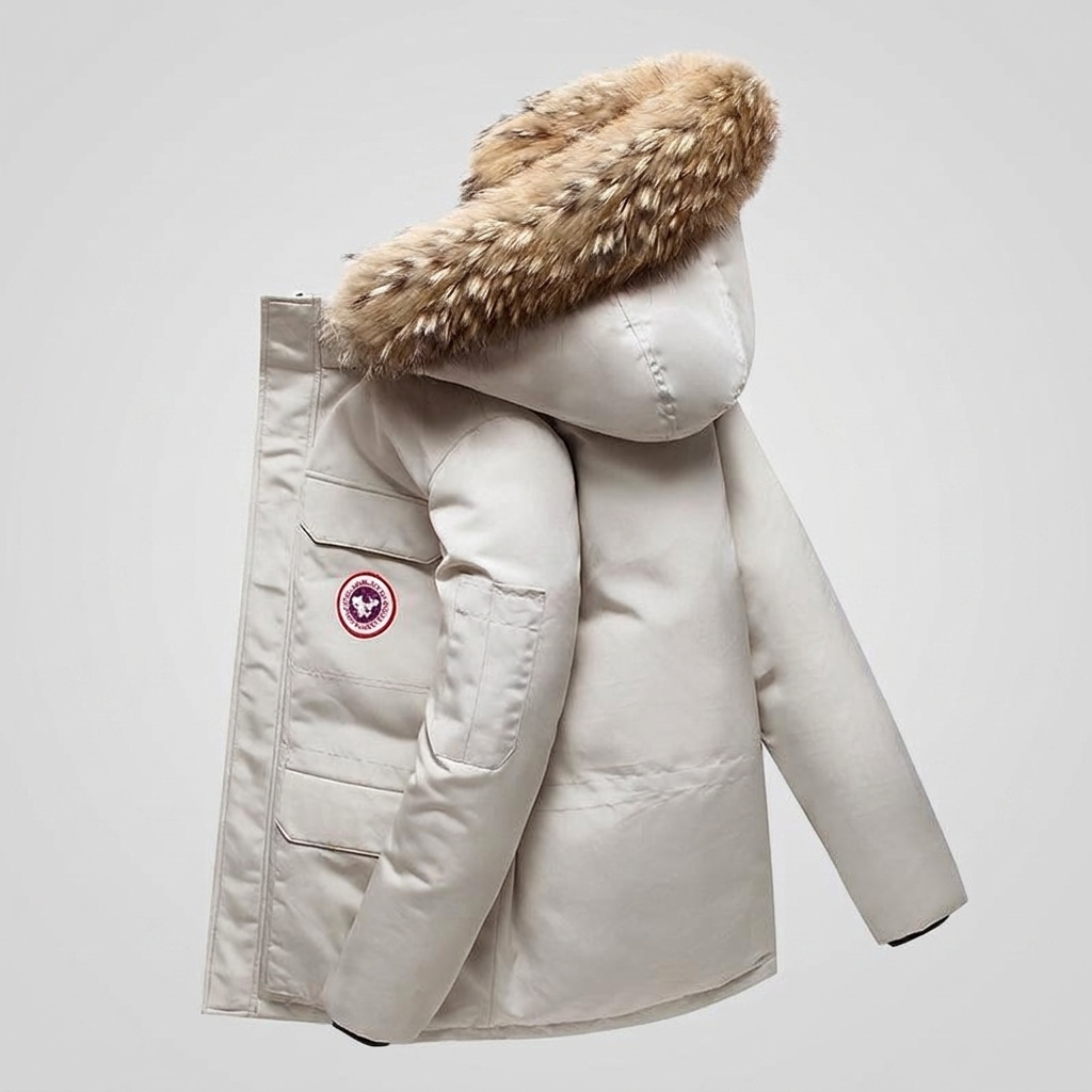 Parka Jacket Padded Warm Mid-Length