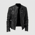 Leather-Look Jacket Classic Lined Mid-Season