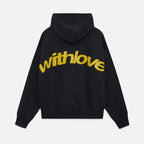 Oversized hoodie side view showing the loose streetwear fit