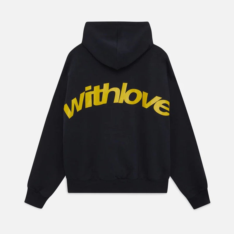 Oversized hoodie side view showing the loose streetwear fit
