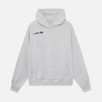 Oversized hoodie back view showing the relaxed drape