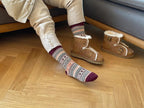 Nordic winter socks detail