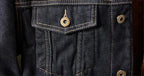 Denim jacket pocket detail