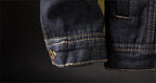 Denim jacket worn