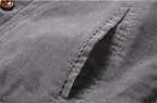Corduroy jacket pocket detail