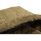 Heavy wool parka back