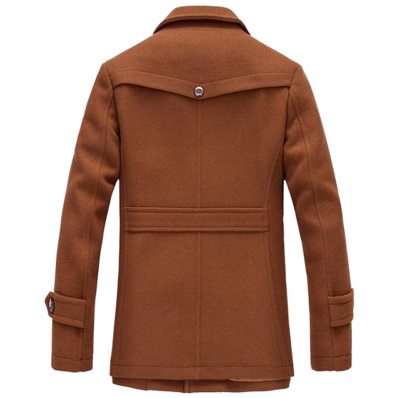 Wool overcoat back
