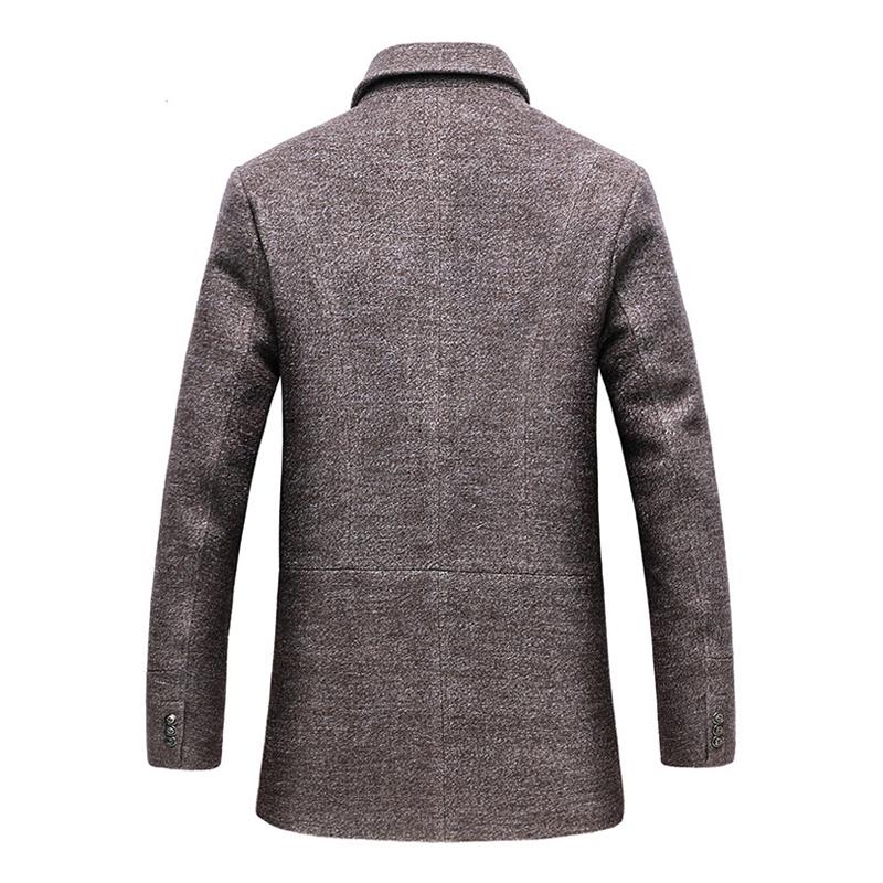 Wool-blend overcoat back