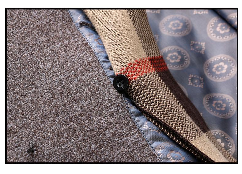 Wool-blend overcoat side view