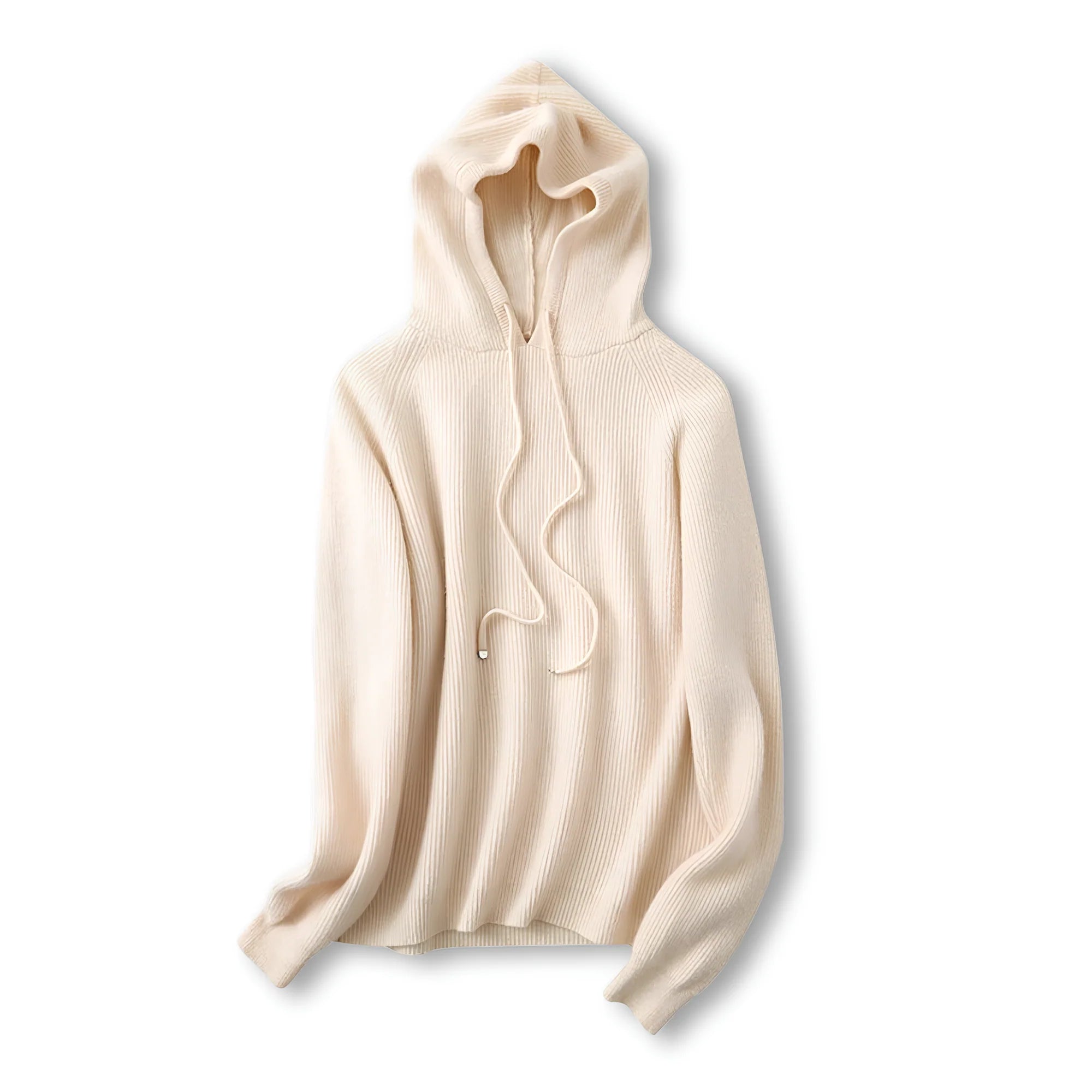 Relaxed Hooded Pullover Knit