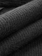 Open front shrug sweater, close-up of the knit texture