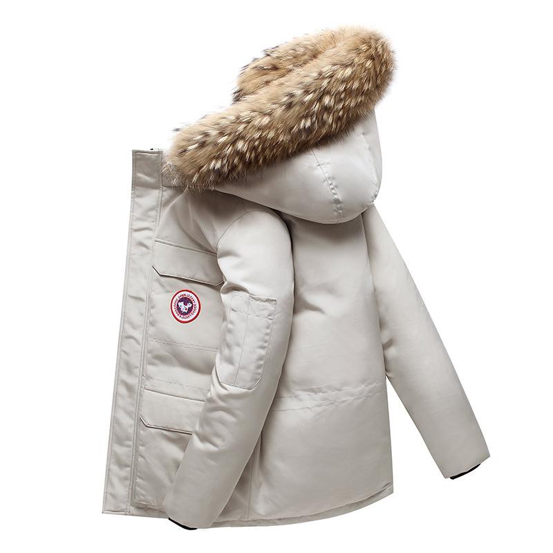 Parka jacket padded warm mid-length, gallery view 1