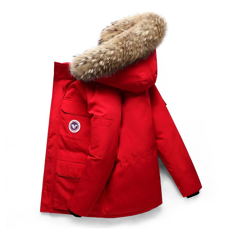 Parka jacket padded warm mid-length, gallery view 3