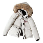 Parka jacket padded warm mid-length, gallery view 4