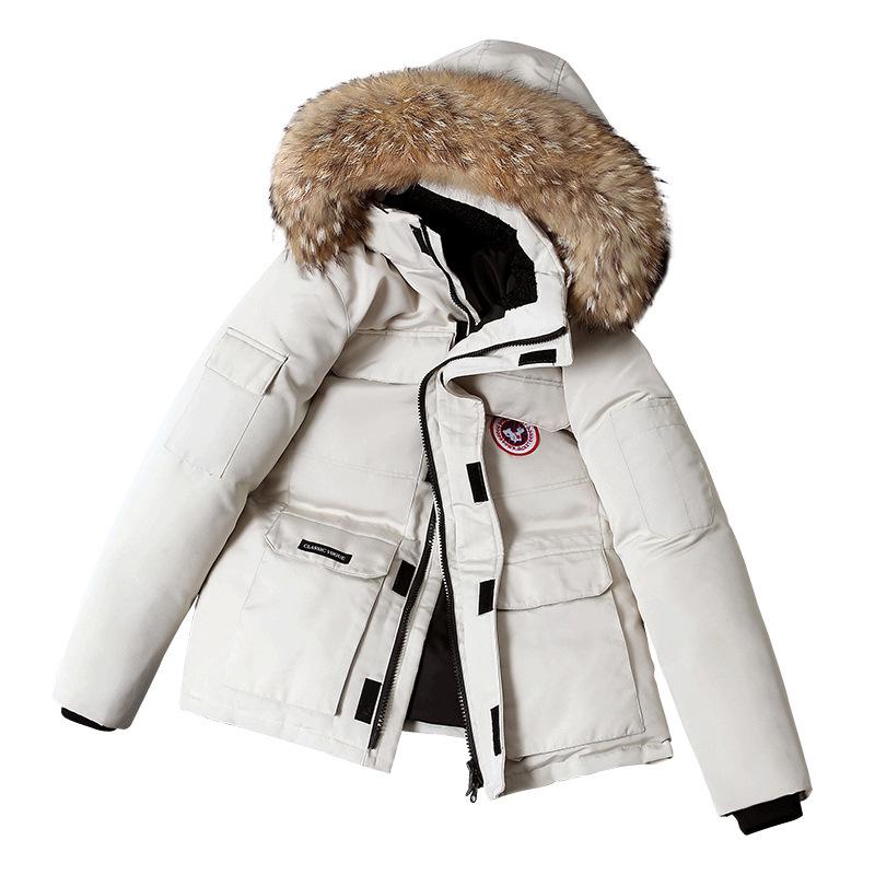 Parka jacket padded warm mid-length, gallery view 4