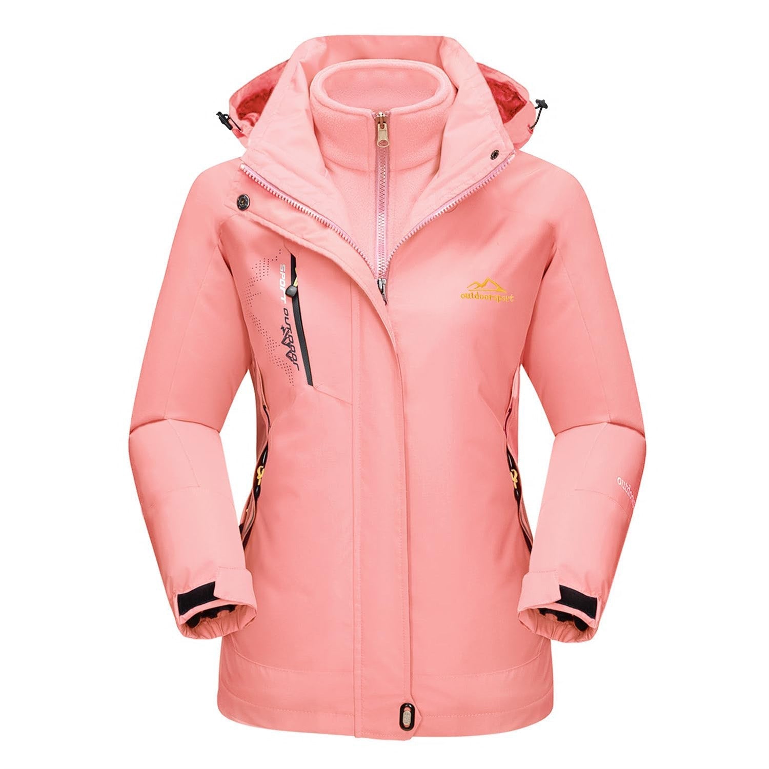 Ski jacket 3-in-1 waterproof fleece-lined, detail view 17