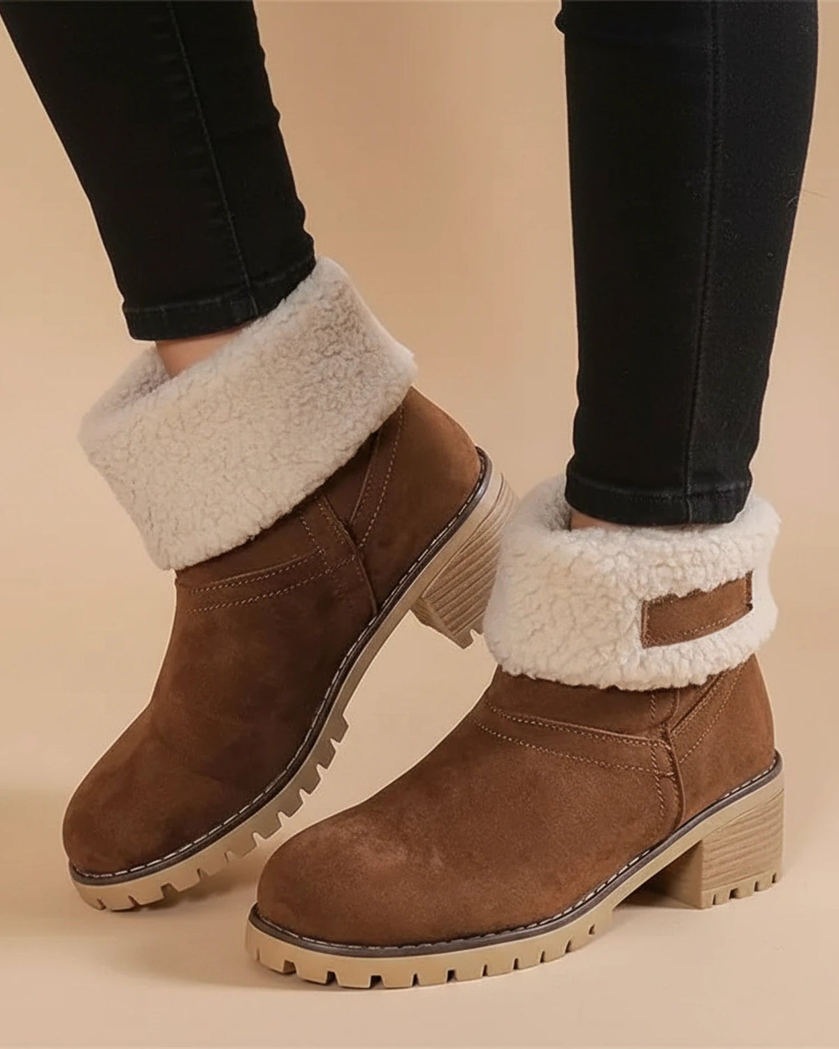 Orthopedic Ankle Boots Sherpa-Cuff