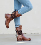 Orthopedic Ankle Boots Lace-Up