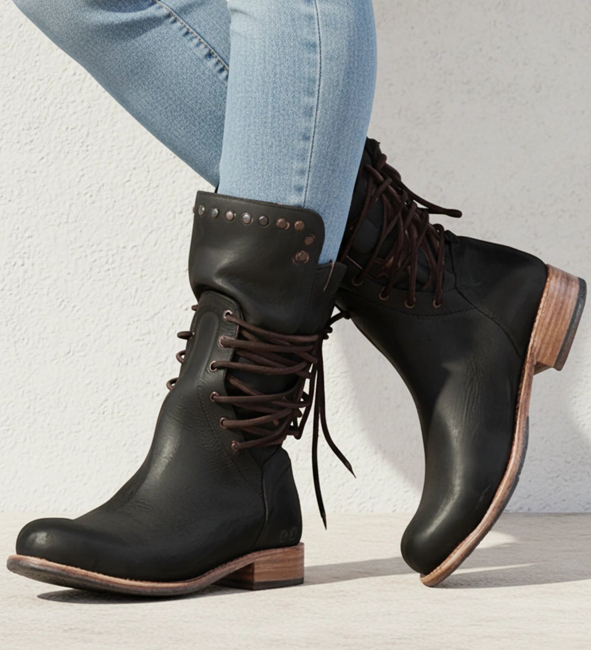 Orthopedic Ankle Boots Lace-Up