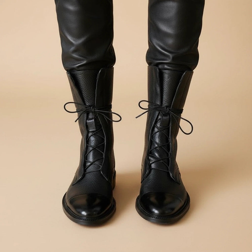 Lace-Up Ankle Boots Combat