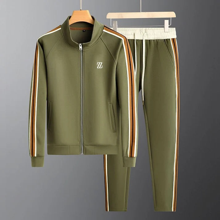 Stretch Zip Tracksuit Set