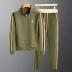 Stretch Zip Tracksuit Set