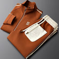 Stretch zip tracksuit set.