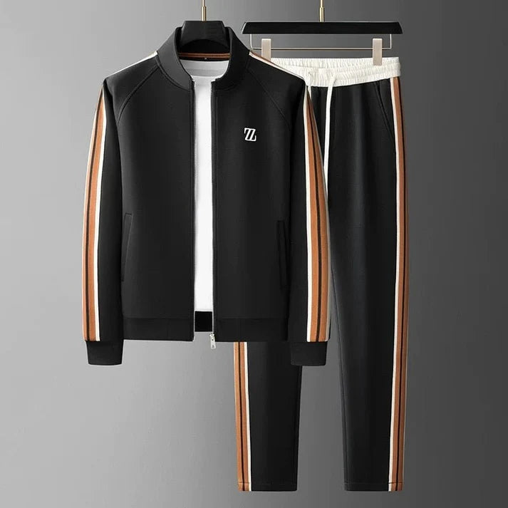 Stretch Zip Tracksuit Set
