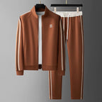Tracksuit set worn look.